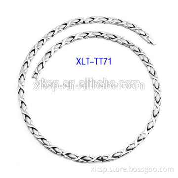 2016 new women jewelry necklace stainless steel energy magnetic necklace